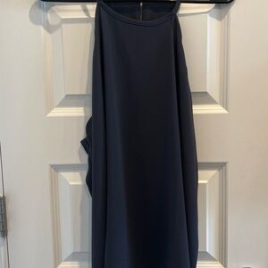 Loft Gray Scalloped Tank